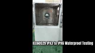 IPX3 إلى IPX6 غرفة اختبار شاملة للماء