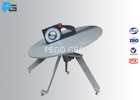 دليل السلامة الكهربائية اختبار المعدات الفولاذ المقاوم للصدأ الطائرة يميل الجهاز