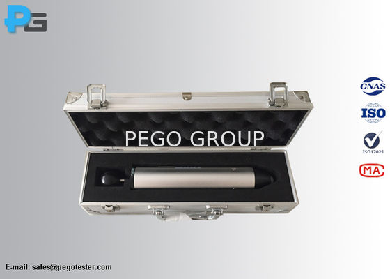 IK04 معدات اختبار ضربات مطرقة ربيعية مع طاقة ضرب 0.5J ورأس مطرقة بولياميد متوافقة مع IEC60320-1