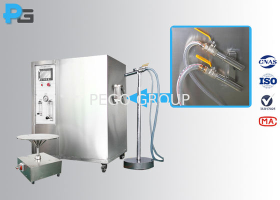 معدات اختبار مقاومة نفاثات المياه وفقًا للمعيار IEC 60529 مع خزان مياه بسعة 550 لتر ونظام تحكم PLC لاختبار IPX5 و IPX6